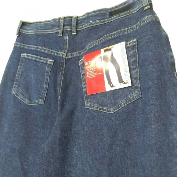 Gloria Vanderbilt Amanda Size 12M Jeans Classic Fit Stretch Dark Wash Denim Styl - Picture 5 of 10